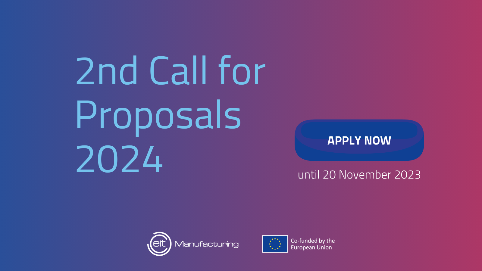 2nd Call for Proposals 2024 EITM Hub